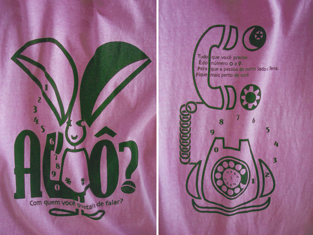 hinolismo迷えるTシャツOrelhao(オレリャォン)と黒電話
