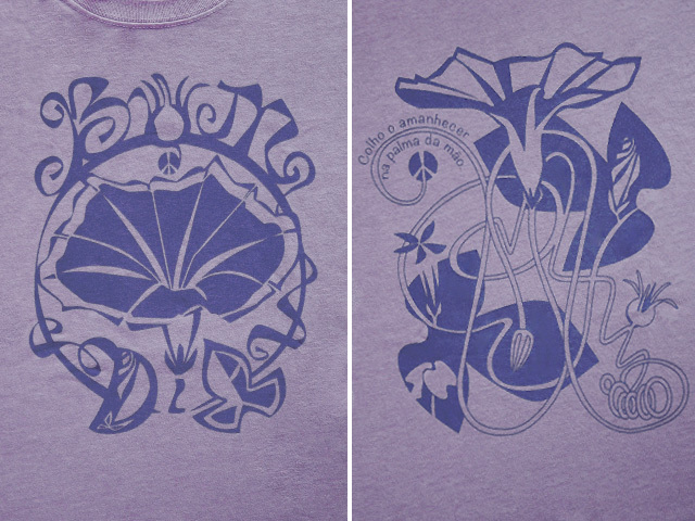 hinolismo迷えるTシャツBom dia(ボン・ヂーア)!あさがお