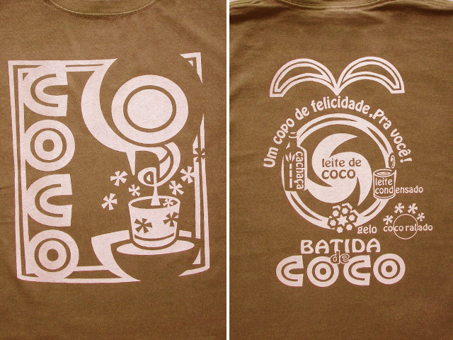 hinolismo迷えるＴシャツBatida de cocoバチーダ・ヂ・ココ