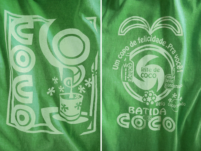 hinolismo迷えるTシャツBatida de coco(バチーダ・ヂ・ココ)