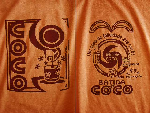 Batida de coco(バチーダ・ヂ・ココ)Ｔシャツ-hinolismo-迷えるマリーゴールド