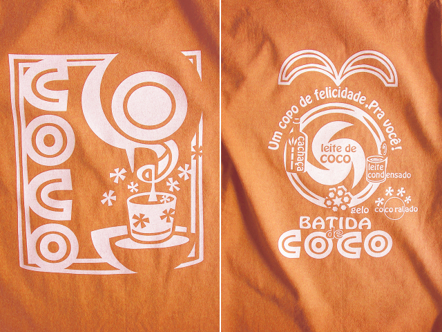 Batida de coco(バチーダ・ヂ・ココ)Ｔシャツ-幸せの一杯をあなたに！-hinolismo-迷えるマリーゴールド