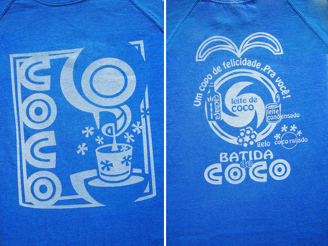 hinolismo迷えるＴシャツBatida de coco(バチーダ・ヂ・ココ)