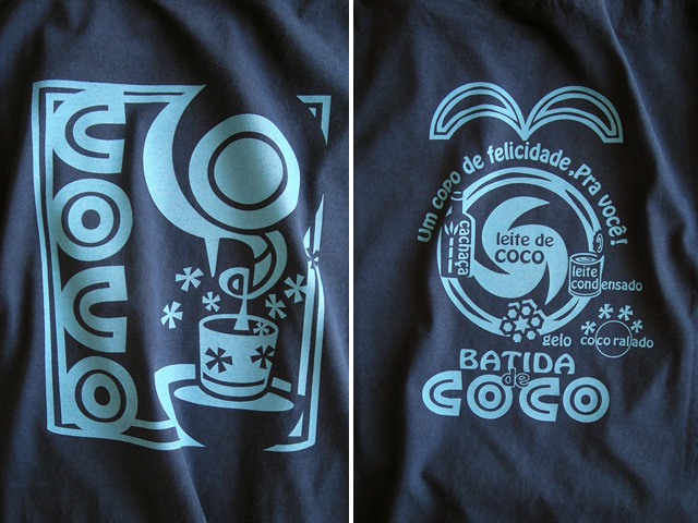 hinolismo迷えるTシャツ-Batida de coco(バチーダ・ヂ・ココ)