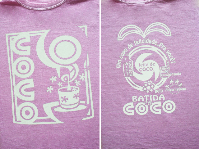 hinolismo迷えるＴシャツBatida de coco-(バチーダ・ヂ・ココ)