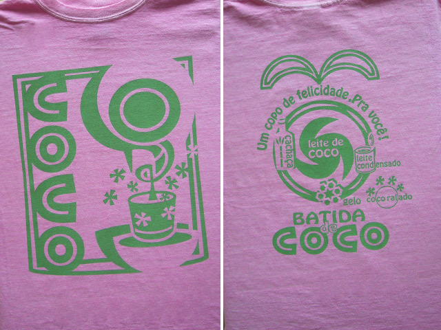 hinolismo迷えるＴシャツBatida de coco-(バチーダ・ヂ・ココ)