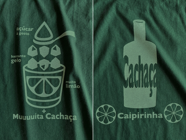 初代カイピリーニャ(Caipirinha)Tシャツ-hinolismo-迷えるグリーン実例集