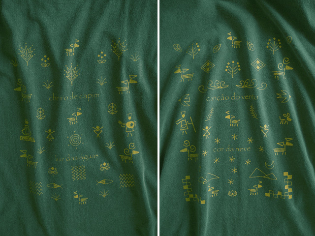 hinolismo迷えるＴシャツグリーン-Carneiro(羊)