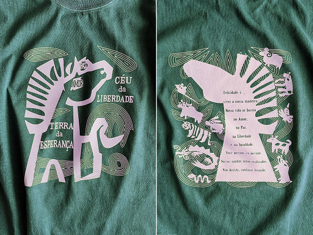 CAVALO(カヴァロ)平和と自由を愛する馬Tシャツ-hinolismo-迷えるグリーン実例集