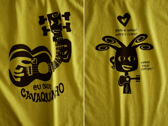 EU SOU CAVAQUINHO(わたしはカヴァキーニョ)Tシャツ-hinolismo迷えるマスタード