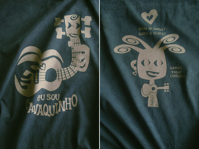 EU SOU CAVAQUINHO(わたしはカヴァキーニョ)Tシャツ-hinolismo迷えるアイミドリ