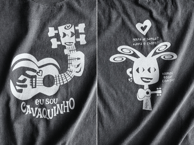 EU SOU CAVAQUINHO(わたしはカヴァキーニョ)Tシャツ-hinolismo-迷えるブラック実例集