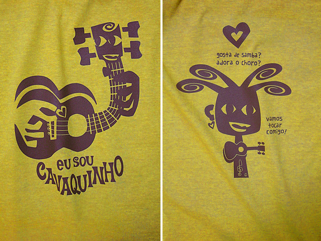 EU SOU CAVAQUINHO(わたしはカヴァキーニョ)Ｔシャツ-hinolismo-迷えるマスタード