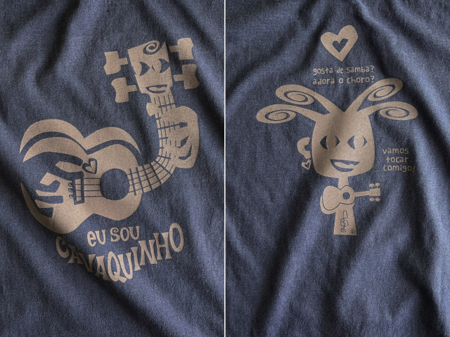 EU SOU CAVAQUINHO(わたしはカヴァキーニョ)Ｔシャツ-hinolismo-迷えるＴシャツネイビー実例集