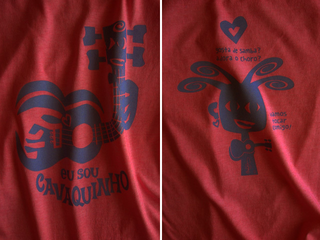 EU SOU CAVAQUINHO(わたしはカヴァキーニョ)Ｔシャツ-hinolismo-迷えるヴェルメーリョ