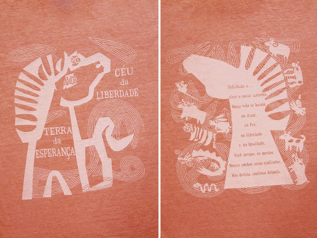 hinolismo迷えるTシャツ愛と平和と自由と平等のCAVALO(馬)