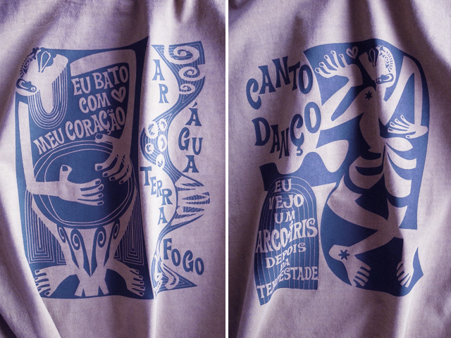 hinolismo迷えるTシャツコラサォン(魂)とアルコイリス(虹)