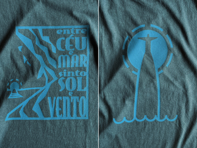 Morro de Corcovado コルコバードの丘Ｔシャツ-hinolismo迷えるＴシャツ-アイミドリ実例集