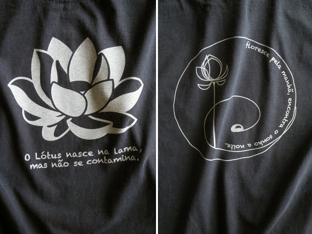 hinolismo迷えるTシャツLotus（ロータス）-泥より出づるも泥に染まらず