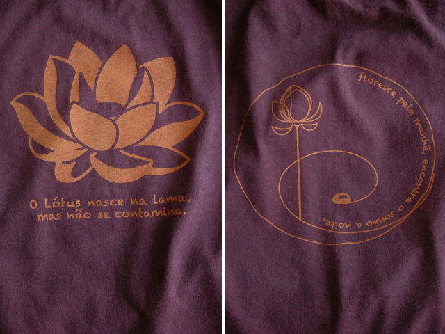 hinolismo迷えるTシャツLotus（ロータス）-泥より出づるも泥に染まらず