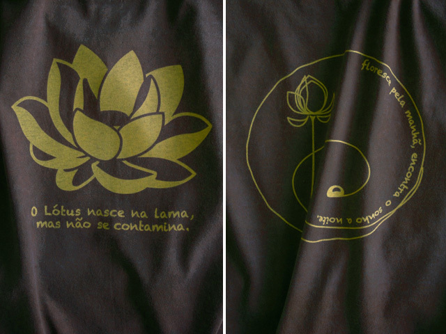 hinolismo迷えるTシャツLotus（ロータス）-泥より出づるも泥に染まらず