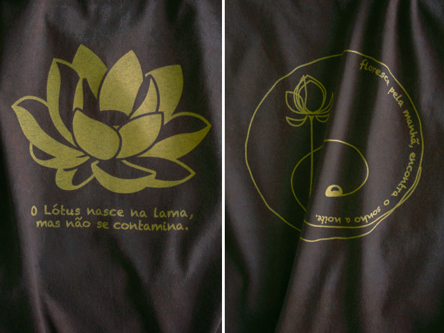 hinolismo迷えるTシャツLotus（ロータス）-泥より出づるも泥に染まらず