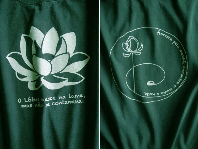 hinolismo迷えるTシャツLotus（ロータス）-泥より出づるも泥に染まらず