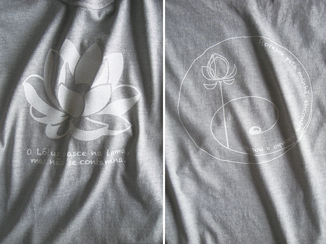 hinolismo迷えるTシャツLotus（ロータス）-泥より出づるも泥に染まらず