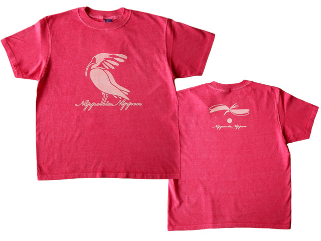 Nipponia Nippon-朱鷺(トキ)Tシャツ-ブラジルと日本をTシャツでデザインするお店hinolismo