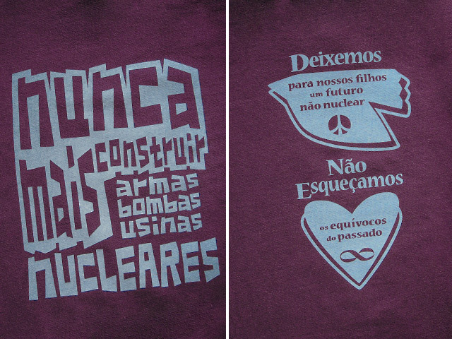 hinolismo迷えるＴシャツ-NUNCA MAIS NUCLEARES-反核