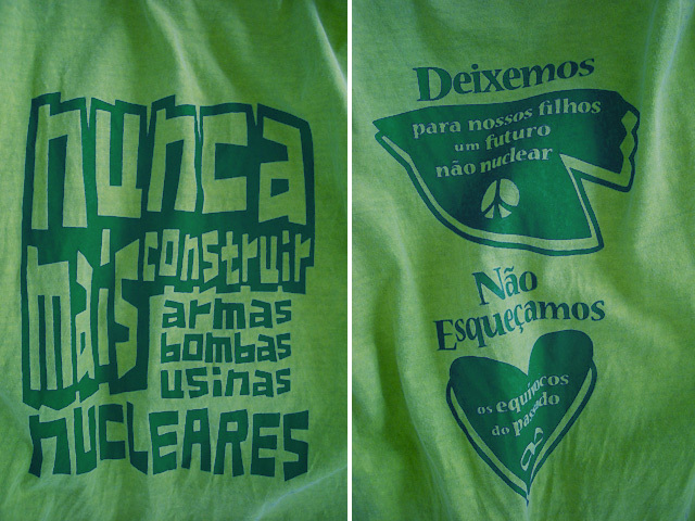 hinolismo迷えるＴシャツ反核-NUNCA MAIS NUCLEARES