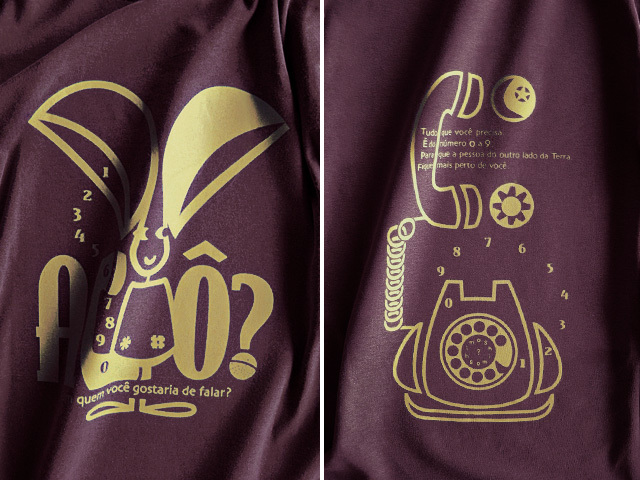 hinolismo迷えるTシャツOrelhao(オレリャォン)と黒電話