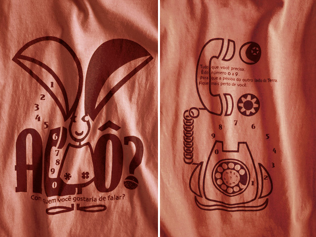 hinolismo迷えるTシャツOrelhao(オレリャォン)と黒電話