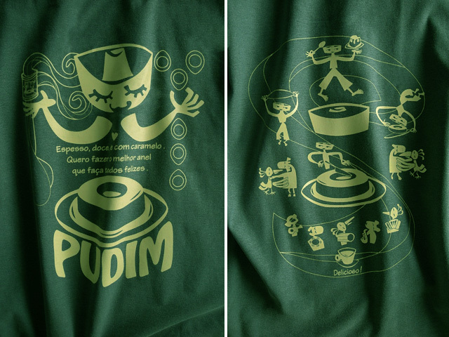 hinolismo迷えるＴシャツグリーン-PUDIM(プヂン)-ブラジルプリン