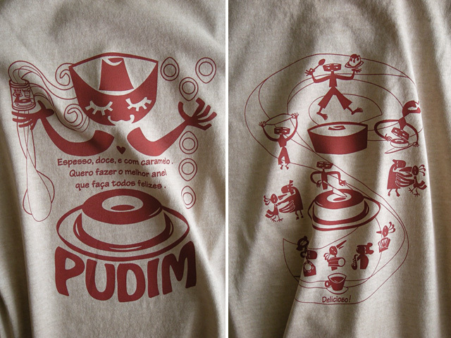 hinolismo迷えるＴシャツPUDIM(プヂン)-ブラジルプリン