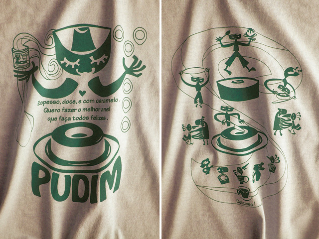 hinolismo迷えるＴシャツPUDIM(プヂン)-ブラジルプリン