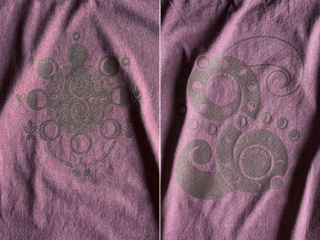 Lua(月)Tシャツ-満ちたりかけたり-hinolismo-迷えるボルドー実例集
