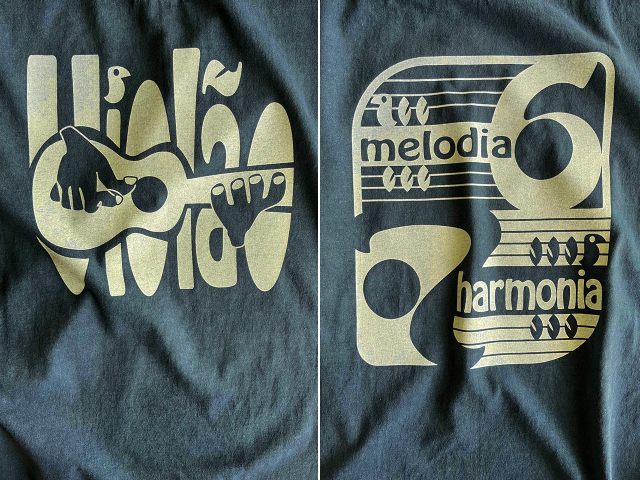 Violao 6 e 7 Melodia e Harmonia-ヴィオラォン6弦と7弦 メロディとハーモニーＴシャツ-hinolismo-迷えるアイミドリ