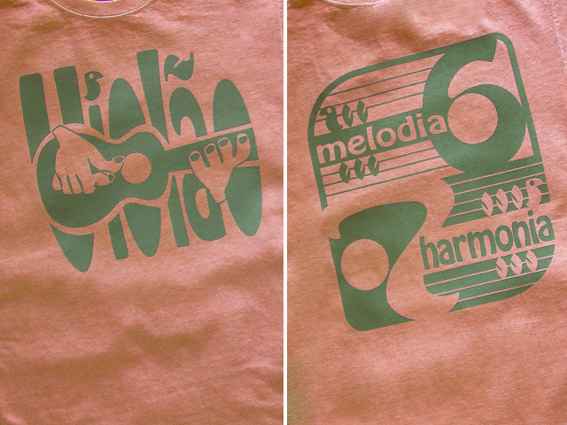 hinolismo迷えるTシャツViolao 6 e 7(ヴィオロン6弦と7弦)