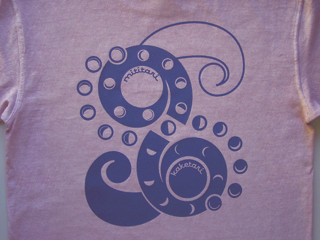 hinolismoヒノリズモ-Lua-月の満ち欠けTシャツ